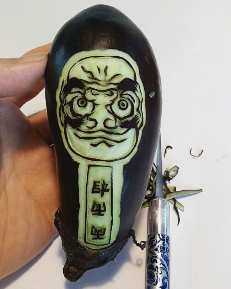 Gaku Carving, A Food Carving Artist, Changes Vegetables And Fruits Into Surprising Artworks (New Pics)