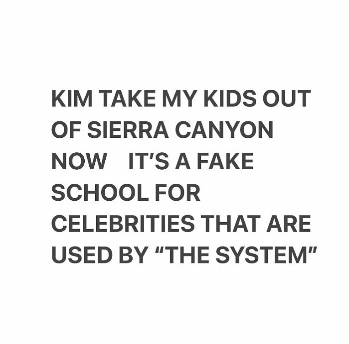Kanye West Blasts Message On Social Media Demanding Kim To Remove Kids From 