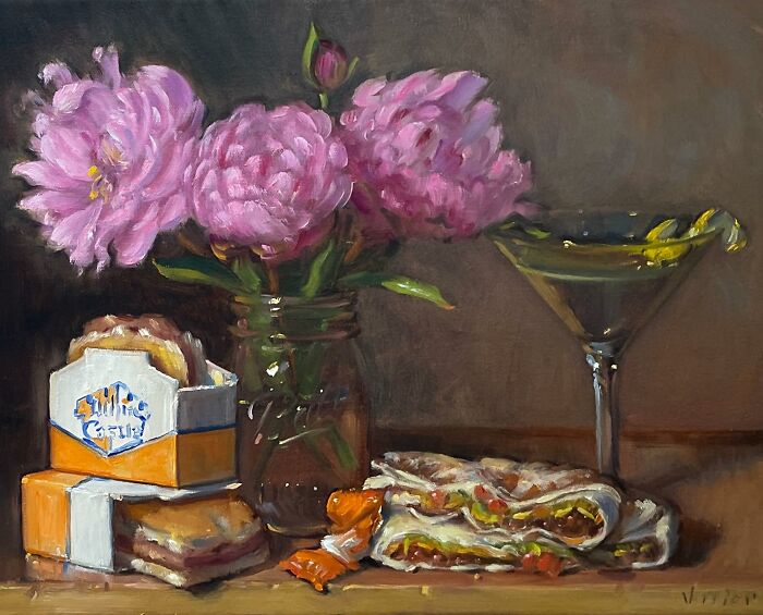 Meet Noah Verrier's Hyperrealistic Oil Paintings Of Food