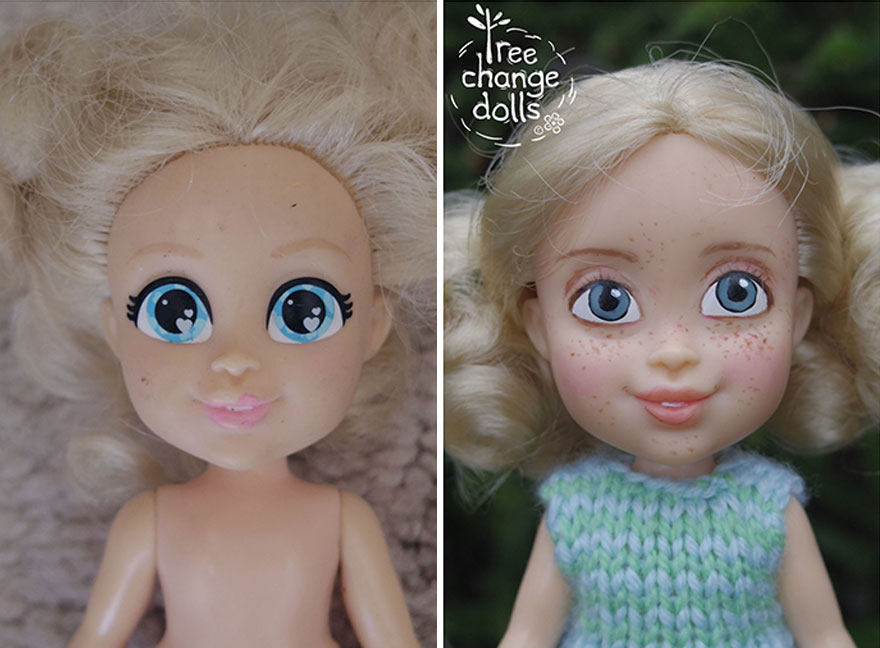 This Artist Transforms Sexualized Children's Dolls Into A More Natural, Childlike Form (New Pics)