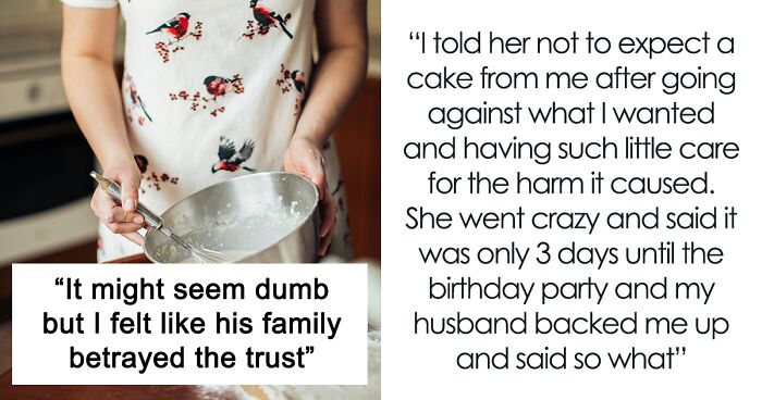 In-Laws Betray Woman’s Trust By Sharing Her Secret, She Refuses To Bake A Cake For Niece In Return