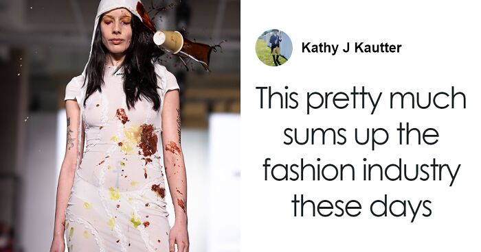 Trash Talk: Fashion Show Descends Into Chaos As Models Are Bombarded With Rubbish