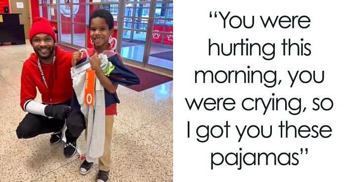 Tears Turned To Smiles After Bus Driver Saves The Day For First Grader Without Pajamas On PJ Day