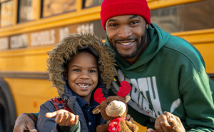 Bus Driver Helps Out A Student Crying Over Being Unprepared For Pajama Day At School