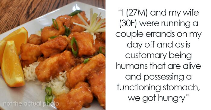 Entitled Woman Calls Guy A Creep For Ordering Food, He Thanks Her For Extra Chicken For His Wife