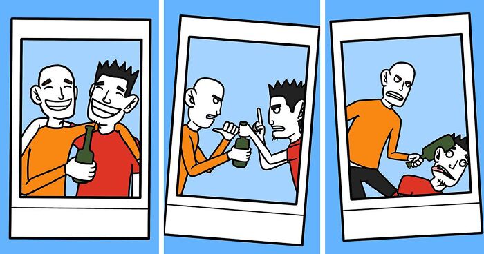 Artist Creates Unexpected And Absurd Comics For Fans Of Dark Humor (24 New Pics)