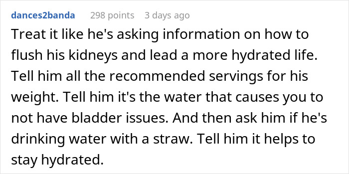 Person Doesn't Know How To Respond To Boss Asking Them How Many Times They Used The Bathroom