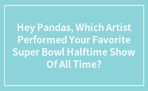 Hey Pandas, Which Artist Performed Your Favorite Super Bowl Halftime Show Of All Time?