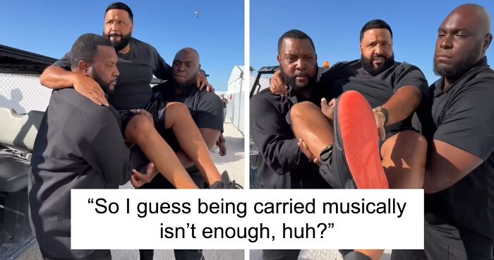 “They Were Struggling”: DJ Khaled Demands To Be Carried By Security To Protect His Shoes