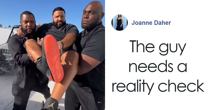 DJ Khaled Being Carried By Security To Protect His Shoes Is A New Showcase Of Rich Privilege