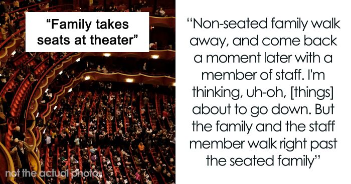 Family Regret Taking Someone Else's Theater Seats After They See What Seats They Got