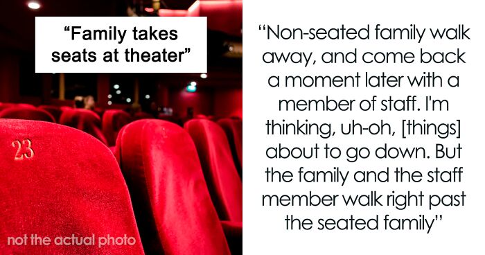 Family Ends Up Getting Premium Seats In Theater After Entitled Family Stole Theirs During A Break