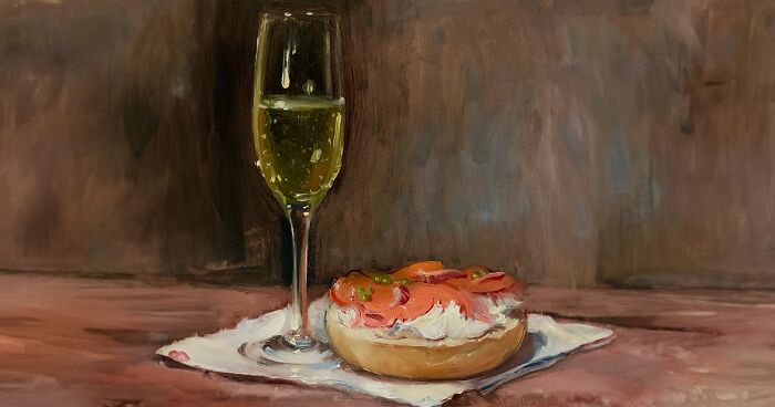 Classical Elegance Meets Fast Food: 52 Paintings By Noah Verrier