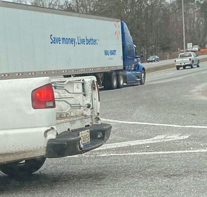 Spotted A New Prototype For A Tailgate In Alabama. Buying A New Tailgate Can Be Expensive, So Sometimes You Need To Improvise