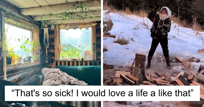 Latest “Off-Grid Influencer” Gathers Millions Of Views Showing Off Her Remote Alaskan Cabin