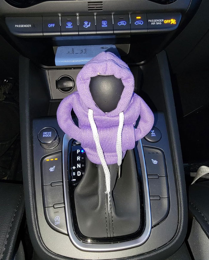 Add Sass To Your Drives With This Cute Gear Shift Hoodie That Keeps It Cozy And Scratch-Free!