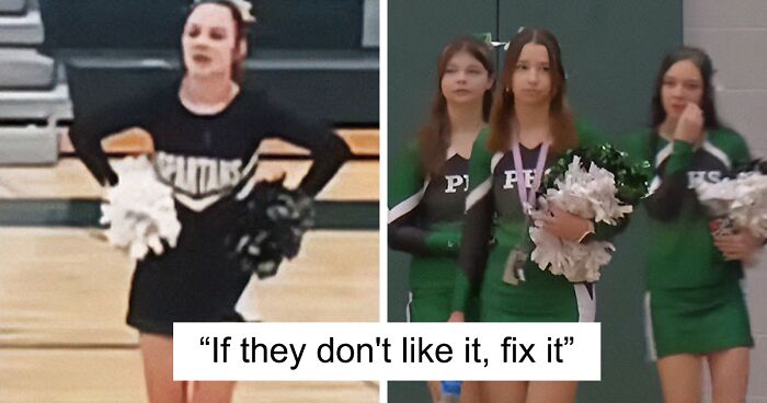 School Called Out For Double Standards After Cheerleader Is Told To Cover Up