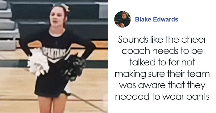 High School Cheerleader Told Her Uniform Violates Dress Code, Must Wear Pants While In Class