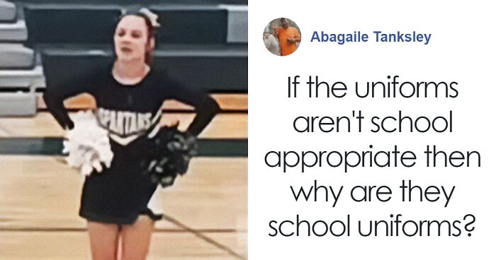 Cheerleader Told To “Cover Up” Because School-Issued Uniform Is A “Distraction To The Boys”