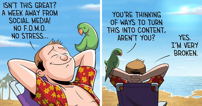 Artist Creates Chuckle-Worthy Comic Series, And Here Are His 53 Best Works