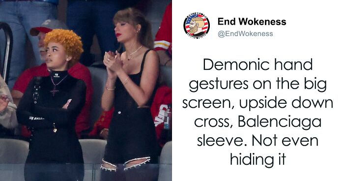 Super Bowl Satanic Panic: Ice Spice Sparks Conspiracy Theories With Upside-Down Cross