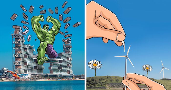 65 Creative Illustrations Drawn On Scenic Photos By Robin Yayla (New Pics)