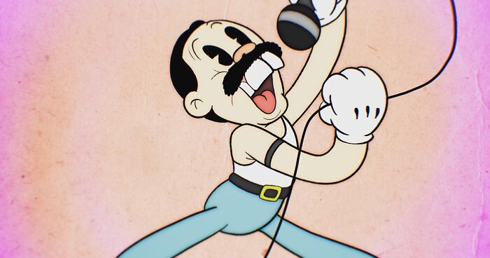 20 Rock Legends Drawn In The Old-School Cartoon Style From The 1930s By Kev Craven