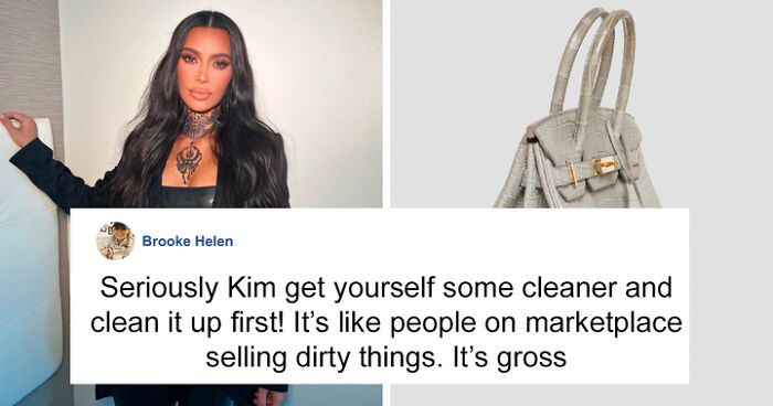 Billionaire Kim Kardashian Is Selling Her “Dirty” Birkin Bag For $70k, And People Are Losing It