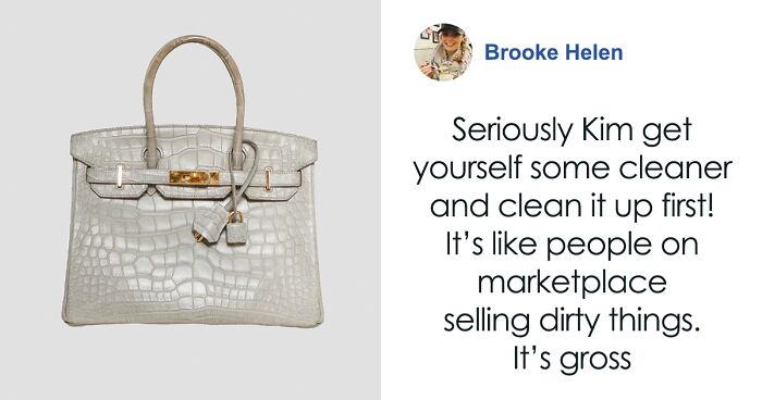 People Slam Kim Kardashian For Selling A “Discolored” Hermès Birkin Bag For $70k