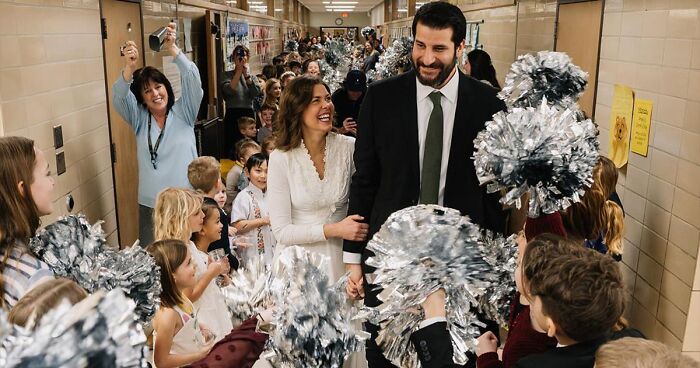 “We Are Happy We Could Share It With The Community” Teacher Gets Married In Front Of Her Students