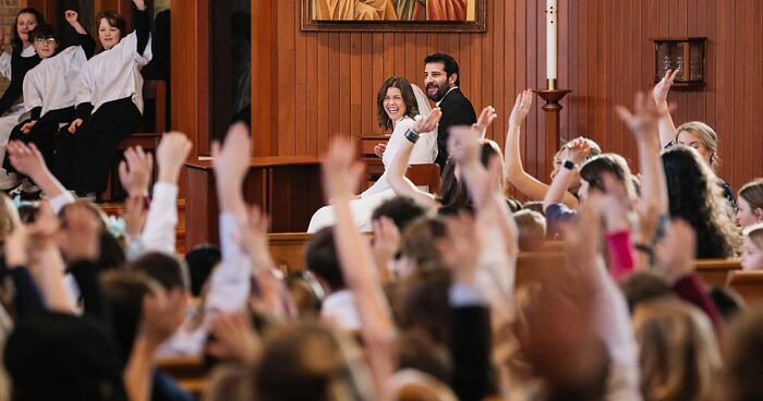 Teacher Goes Viral After Inviting Her Class To Her Wedding