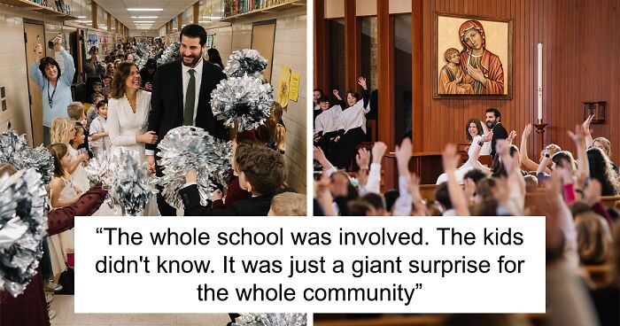 Kindergarten Teacher Loves Her Job So Much She Decided To Celebrate Her Wedding At School