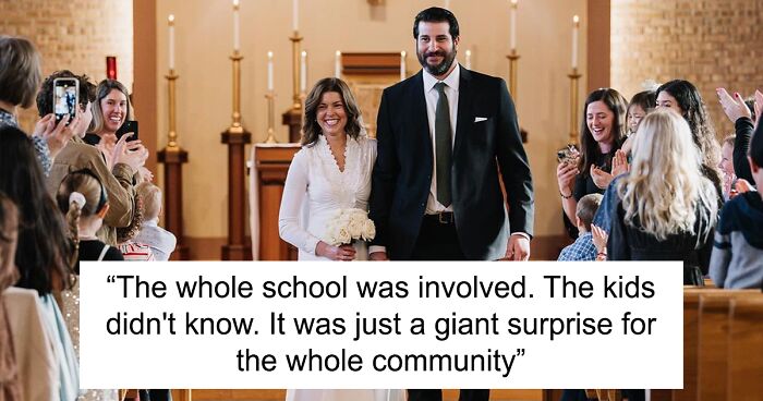 Teacher Throws Her Wedding At School So Students Can Attend It