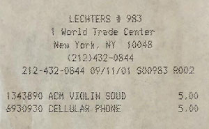 Shocking Revelation Of A Receipt Issued 9 Minutes After WTC Was Struck Has Boggled Netizens Minds