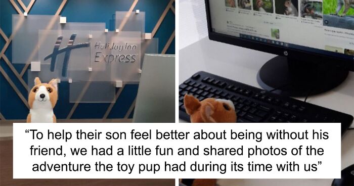 Toddler Is Delighted After His Stuffed Toy Had A “Great Time” At The Hotel After Being Los