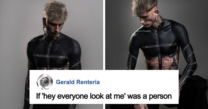 “Must Have Been Painful”: Machine Gun Kelly’s New Blackout Tattoo Stuns Social Media