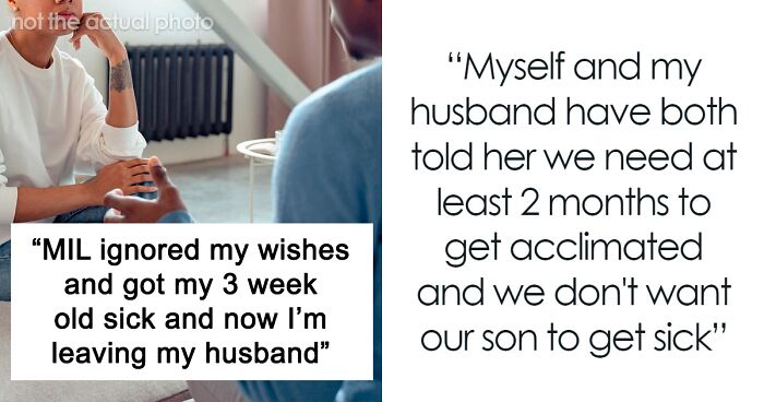 Woman Kicks Out MIL Who Turned Up Uninvited To Visit 3-Week-Old Baby, Considers A Divorce