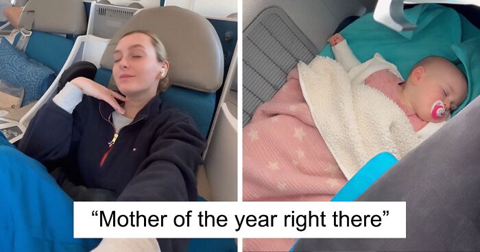 Mom Eats Macarons In Business Class, Leaves Husband And Baby To Fly Economy On 11-Hour Flight