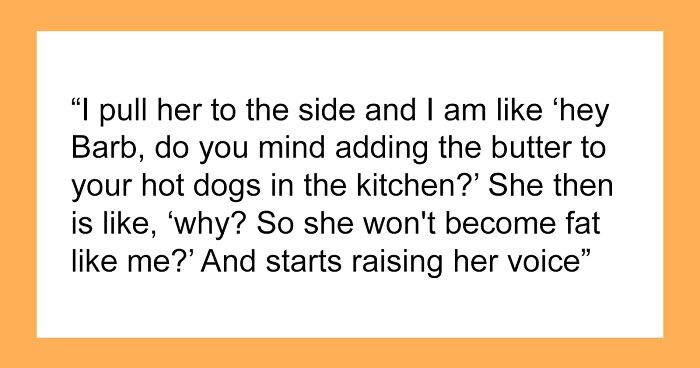 “She Will Add A Half A Stick Of Butter”: Woman Stops SIL From Using Butter In Front Of Her Kid