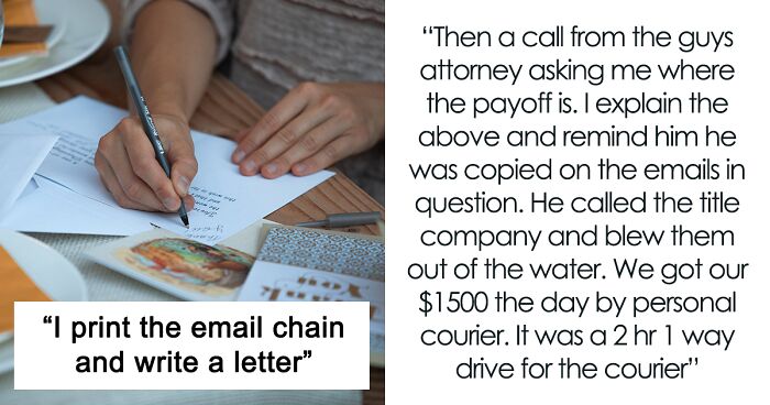 “Closing Is On Monday. This Is A Friday”: Clerk Complies With Client's Data Request 'In Letter Form'