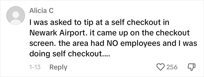 Woman Doesn’t Get Why She Has To Tip At The Checkout Of An Online Store