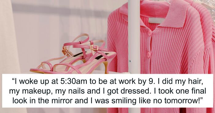 Woman Gets Told Off For Looking Like A Homeless Person At Work, She Comes Back In A Dress And Pearls 