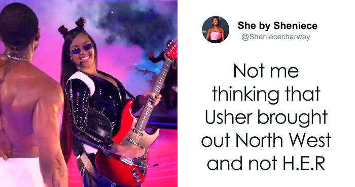 H.E.R. Gets Mistaken For North West, 10, During Guitar Solo At The Super Bowl