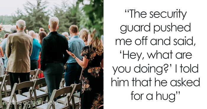 Guy Misses Friend’s Wedding After Accidentally Hugging Security Guard At The Entrance