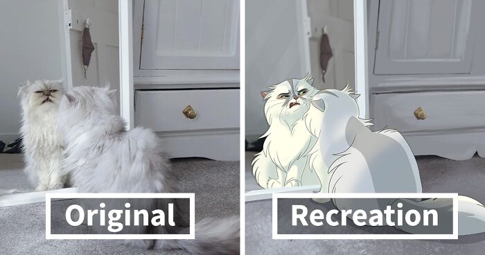 From Furballs To Fairytales: Artist Creates Adorable Pet Portraits In Disney Style (22 New Pics)