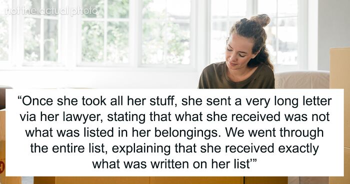 Petty Ex Demands Half Of Everything, Is Livid When She Gets Exactly What She Asked For And No More