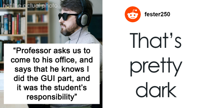 Blind Student Gives Professor A Reality Check After He Has A Problem With His Assignment