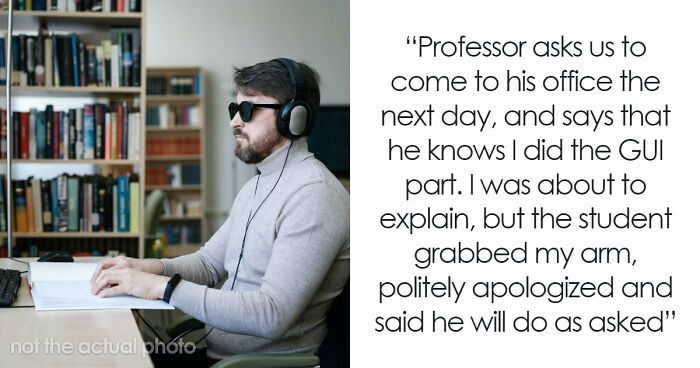 Professor Gets Shut Down By Blind Student After Implying He Had Too Much Help