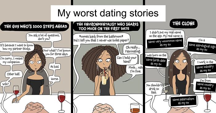 20 New Comics About Dating Fails, Relationships, And Other Relatable Things By “Tall N Curly”