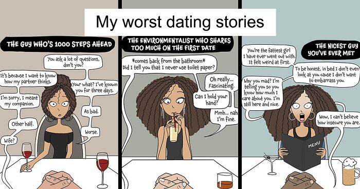 20 New Comics About Struggles In A Girl’s Life That You Might Relate To By “Tall N Curly”